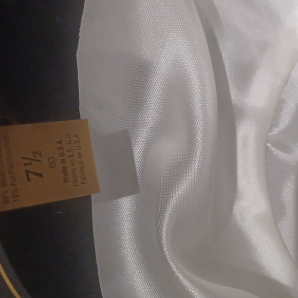 Vintage Custom Made Bowler Hat by Reed Hill..FUR BLEND - Picture 7 of 7